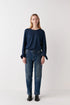 Rabens Saloner selvage denim pants lore washed indigo